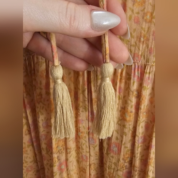 Spell Rae Gown in Peach - Picture 3 of 9